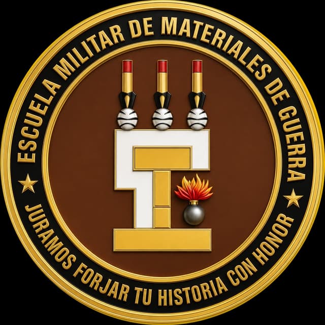 Escudo de Escuela Militar de Materiales de Guerra